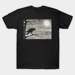 Crow in the Snow T-Shirt